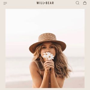 Will & Bear Harvey Amber Straw Boat Hat